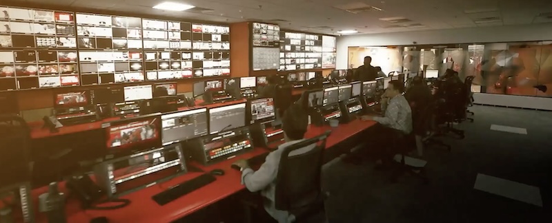 News18 control room at Prayagraj